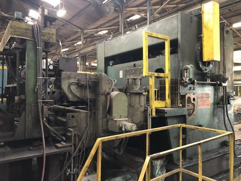 60" x .375" x 40,000# Automatic Feed Cut-to-Length Line with Edge Deburr