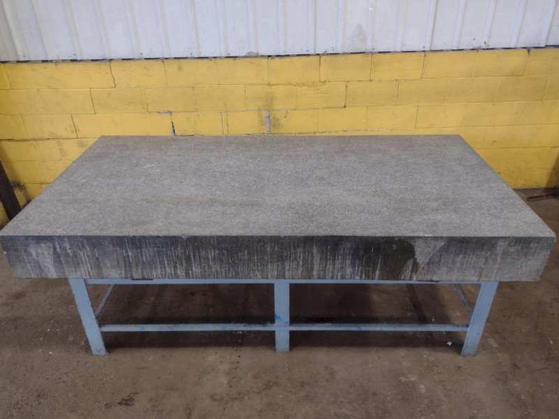 8&#039; X 4&#039; X 10&quot; CHALLENGE PRECISION LAYOUT INSPECTION GRANITE TABLE: STOCK #23788