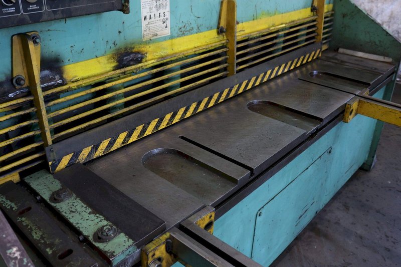 6' X 1/4' BERTSCH HYDRAULIC POWER SQUARING SHEAR: STOCK #73109