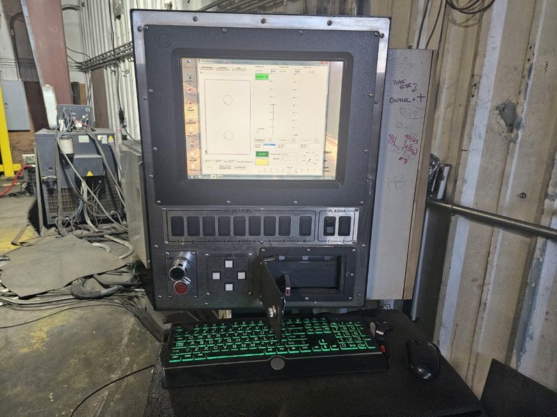 8′ x 24′ Controlled Automation 013-111 Plasma Table, 2013 – Hypertherm HPR260XD