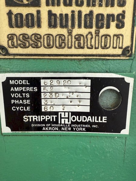 STRIPPIT SUPER 30/40 40-TON SINGLE STATION PUNCH PRESS W/ TOOLING INCLUDED. STOCK # 0774325