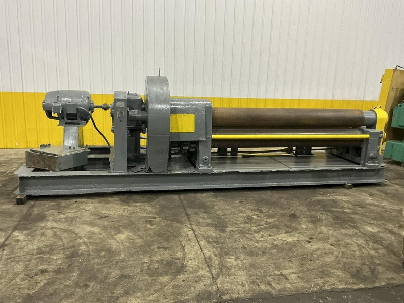 8' X 5/8" WEBB MODEL #9L INITIAL PINCH 3 ROLL PLATE BENDING ROLL: YOBRO #24510