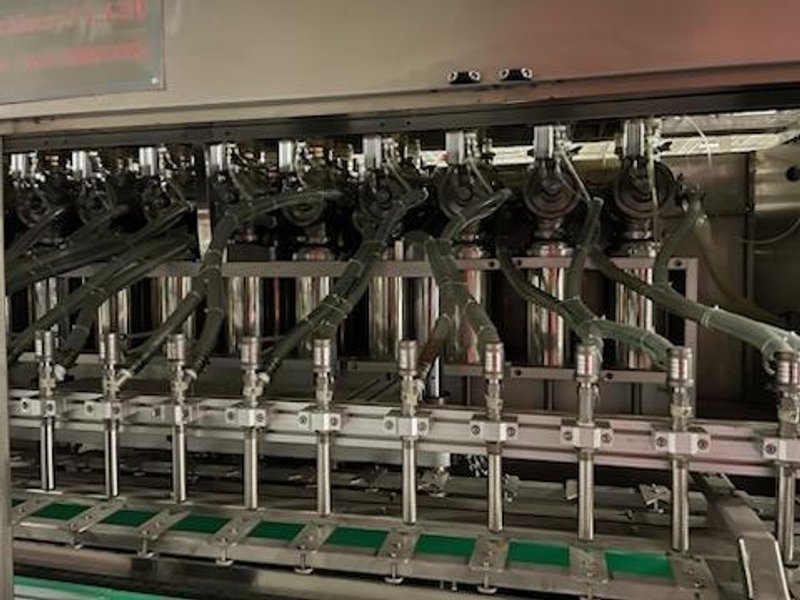 Qingdao MG High Speed Gel Sanitizer Anti-Explosive Filling line with Labeler and Robot Palletizer, 2020