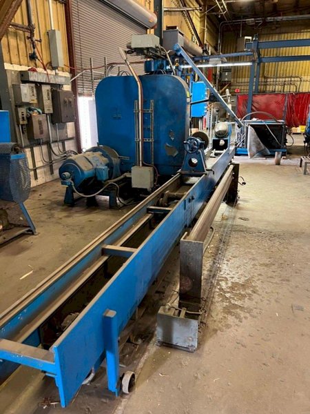 24&quot; X 10&quot; FARREL 4-ROLL &quot;INVERTED L&quot; RUBBER CALENDER ROLLING MILL WITH PAYOFF: STOCK #17226