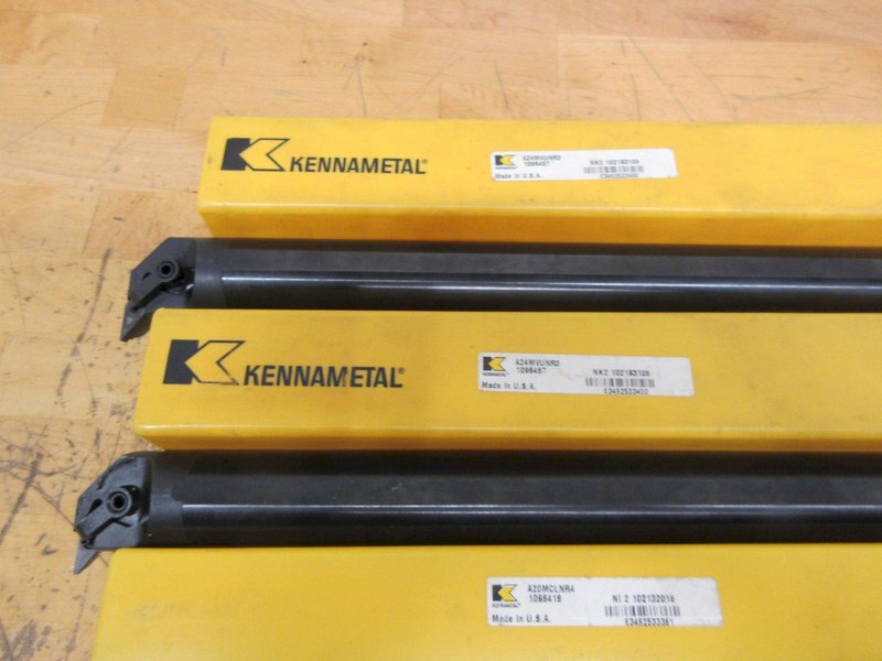 Kennametal Boring Bars and Turning Tools, (6pcs) ***Appear New or Little Use***- Auction Item