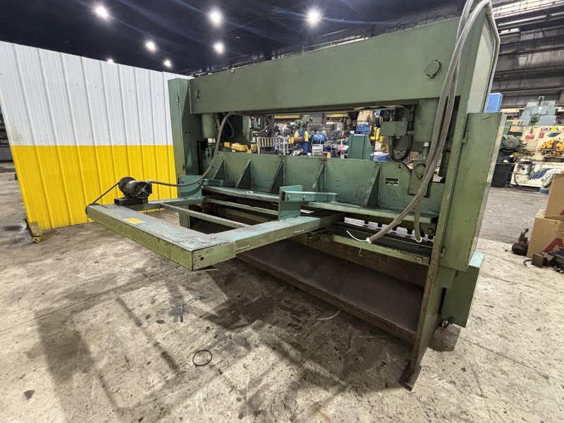 8&#039; X 1/4&quot; BETENBENDER HYDRAULIC POWER STEEL SQUARING SHEAR: STOCK #23332