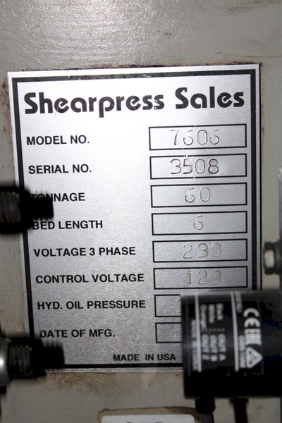 60 TON ACCURPRESS PRESS BRAKE