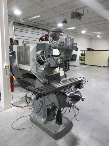 Bridgeport Series I Vertical Toolroom Knee Mill, Acu-Rite 2XD DRO, Vbl Speed, Power Table Feed- Auction Item