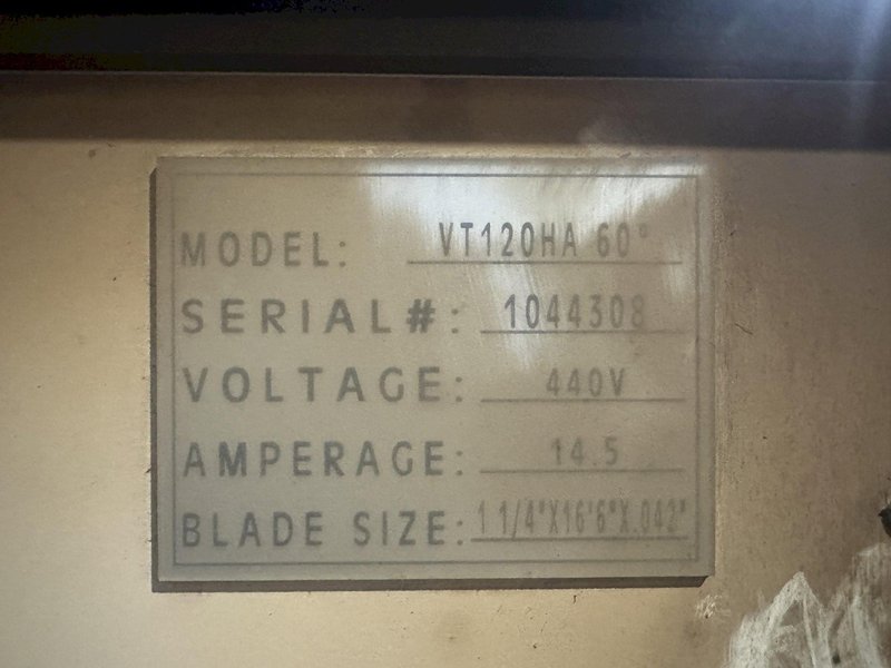 18" X 24" HEM MODEL VT120 HA-60 AUTOMATIC VERTICAL BANDSAW: YOBRO #24565