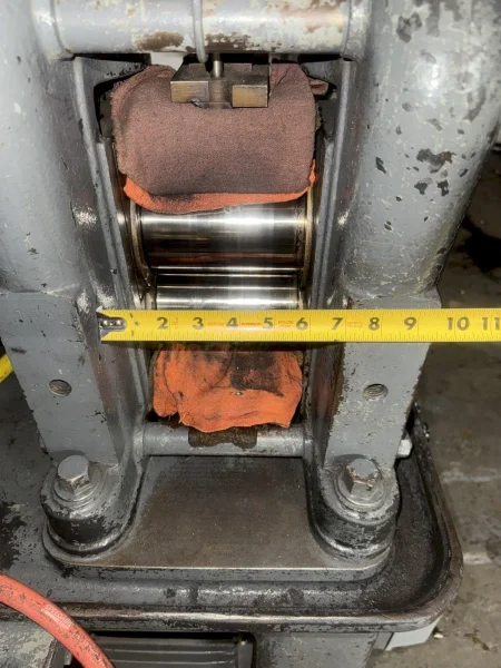 8&quot; WIDE x 2-HIGH STANDARD AMERICAN POWERED ROLLING MILL: YOBRO #23829