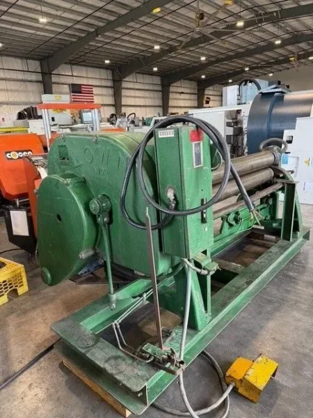 LOWN Model B700 6’ x ¼” Gauge Plate Bending Roll USA #7820