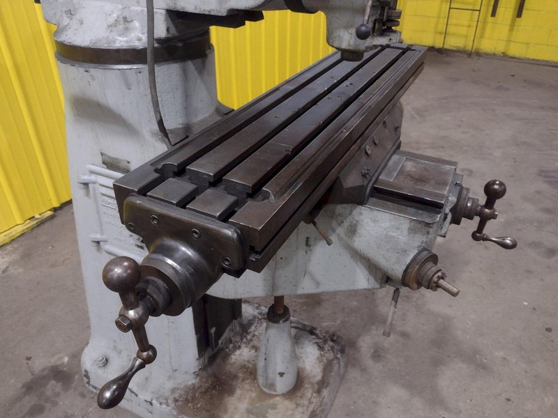 1 HP BRIDGEPORT MODEL J VERTICAL RAM TYPE MILL: STOCK 19390