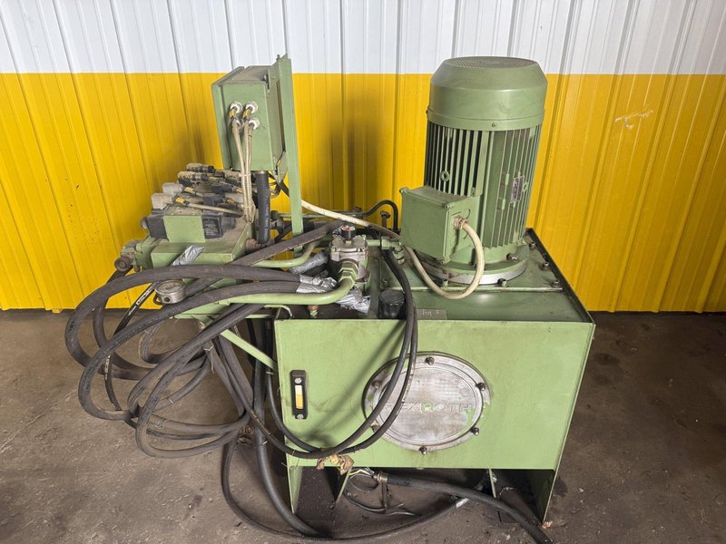 2001 BERCO PT250 TRACK PRESS WITH WTC TRACKMASTER IMPACT WRENCH &amp; CONVEYOR: YOBRO #24374