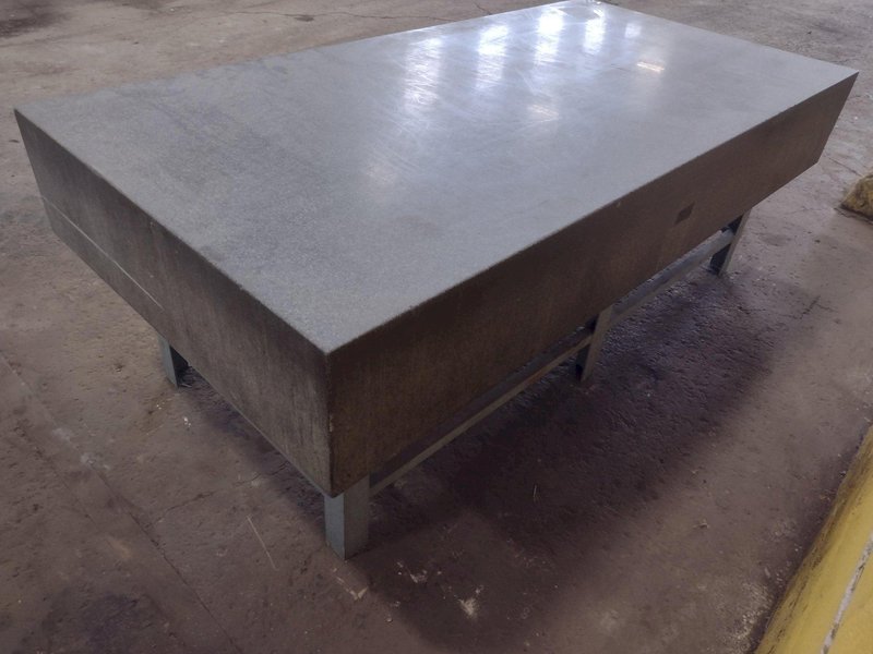 8&#039; X 4&#039; X 14&quot; CHALLENGE PRECISION LAYOUT INSPECTION GRANITE TABLE: STOCK #23797
