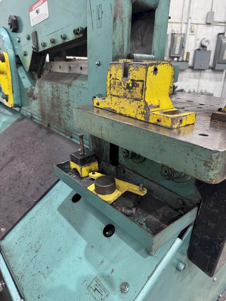 120 TON PIRANHA P120 HYDRAULIC IRONWORKER: STOCK #80681