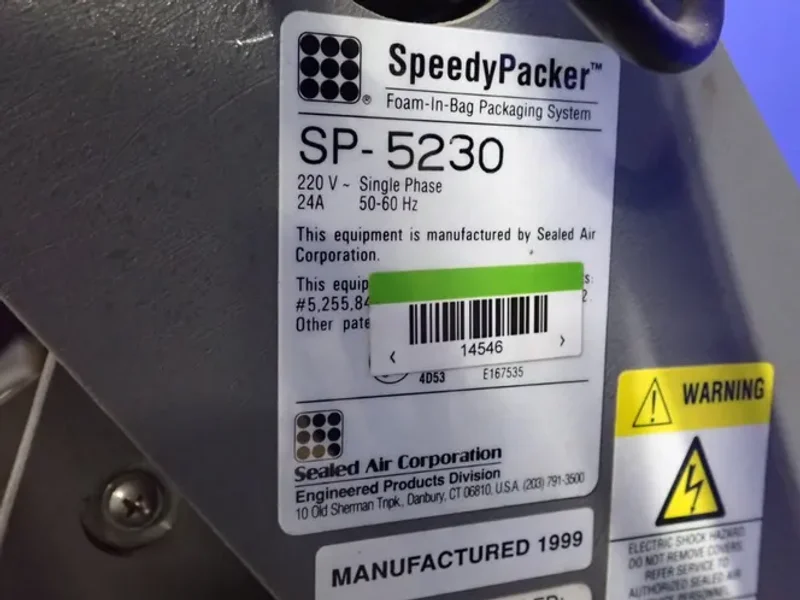 SEALED AIR FOAM PACKAGING SYSTEM   -  SP-5230