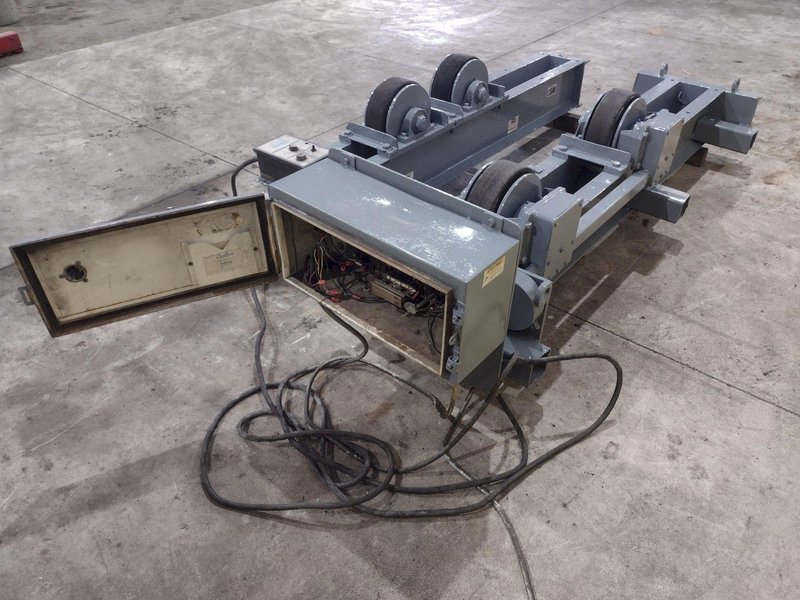 20,000 LB (10 TON) ARONSON MODEL #WRD1 POWERED TANK TURNING ROLLS, DRIVE &amp; IDLER: STOCK #23508