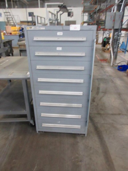 Stanley Vidmar 8-Drawer Heavy Duty Cabinet with Drawer Safety Latch- Auction Item