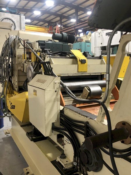 SESCO Coil Cradle - Straightener - Feeder Complete Coil Feed Line 20,000 Lbs. x 42" Wide