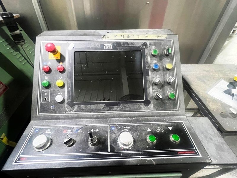 EAGLE BA50 cnc 2-1/4" PROGRAMMABLE 3-ROLL DRIVEN ANGLE ROLL BENDER