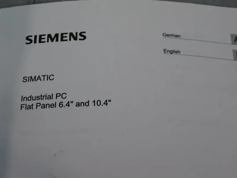 Siemens 1 A Flat Panel - 6av7461-7ta00-0aa1