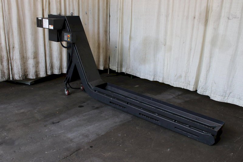 9&quot; X 48&quot; SHINJIN MT TECH INCLINDED CHIP CONVEYOR: STOCK #75472