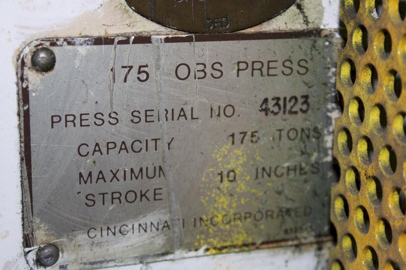 175 TON CINCINNATI HYDRAULIC PRESS