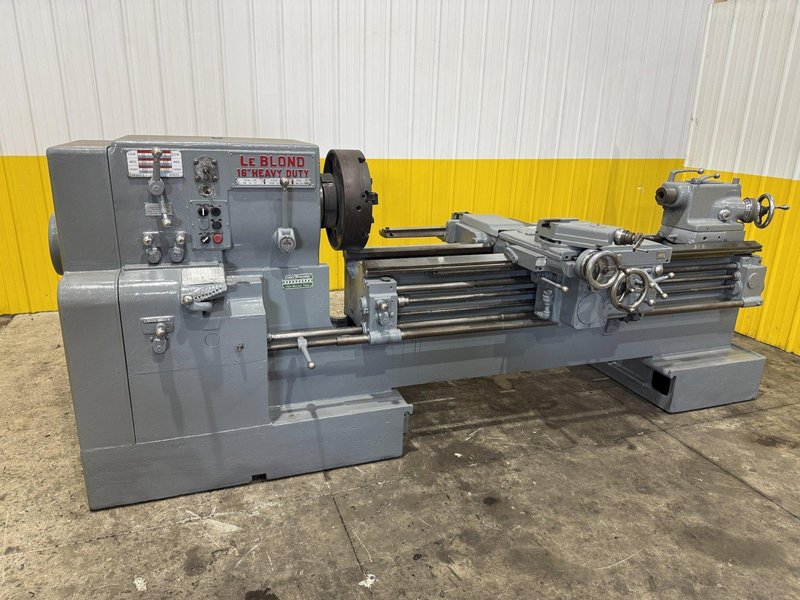 26&quot;/56&quot; X 72&quot;/120&quot; LEBLOND HEAVY DUTY SLIDING BED GAP BED ENGINE LATHE 1.75&quot; HOLE : STOCK 22337