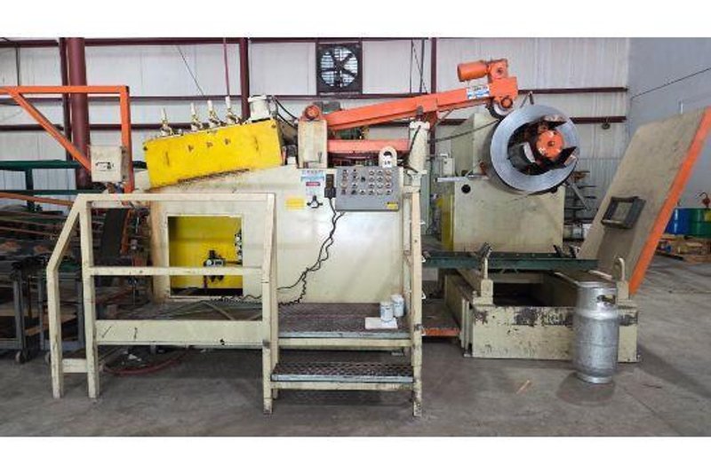 15,000 lbs. x 42&quot; Dallas Coil Reel and Dallas Powered Straightener Available For Sale!