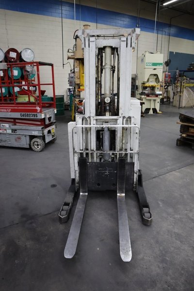 Baker XTR Stand-Up Electric Forklift, 4,000 Lb Cap, 21&quot; Reach, 180&quot; Max Lift Height, - Auction Item