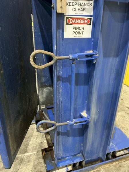 55 GALLON DRUM VESTIL HYDRAULIC CRUSHER &amp; COMPACTOR, MODEL #WBB3147055: YOBRO #24913