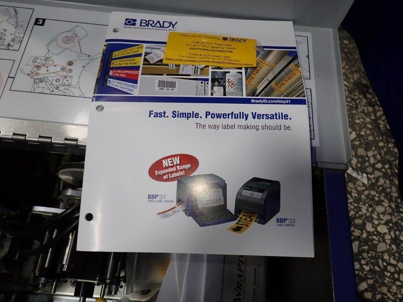 BRADY PRINTER APPLICATOR  -  WRAPTOR