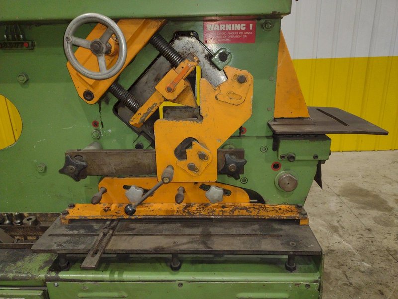 66 TON PEDDINGHAUS MODEL #66/110 PEDDIMASTER HYDRAULIC IRONWORKER: STOCK 22239