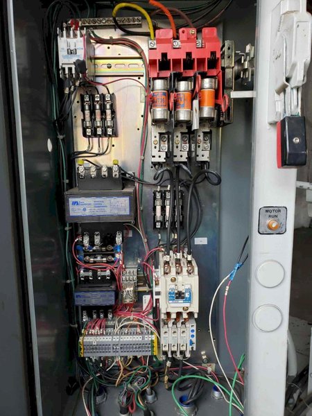 1/4″ x 10′ Wysong 1025 Power Squaring Shear, 1980 – Backgauge, Squaring Arm, PC100 Control