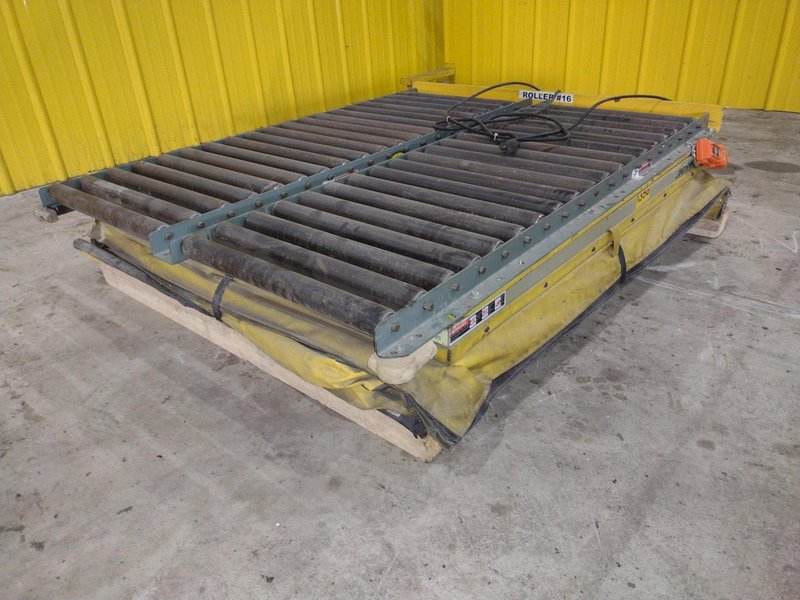 3500 LB X 60" X 48" SOUTHWORTH MODEL #LS4-36 HYDRAULIC SCISSOR LIFT TABLE, 110V SINGLE PHASE: STOCK #20921