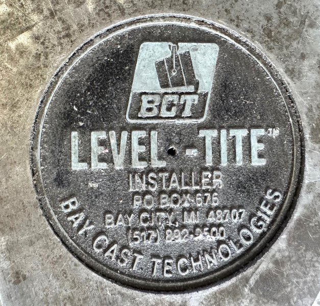 48&quot; x 144&quot; Bay Cast/Level-Tite Surface Plate, 7&quot; Thick, T-Slotted, Nice