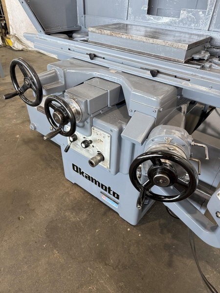 12&quot; X 24&quot; OKAMOTO ACCUGAR 124N HYDRAULIC SURFACE GRINDER. STOCK # 1118124.
