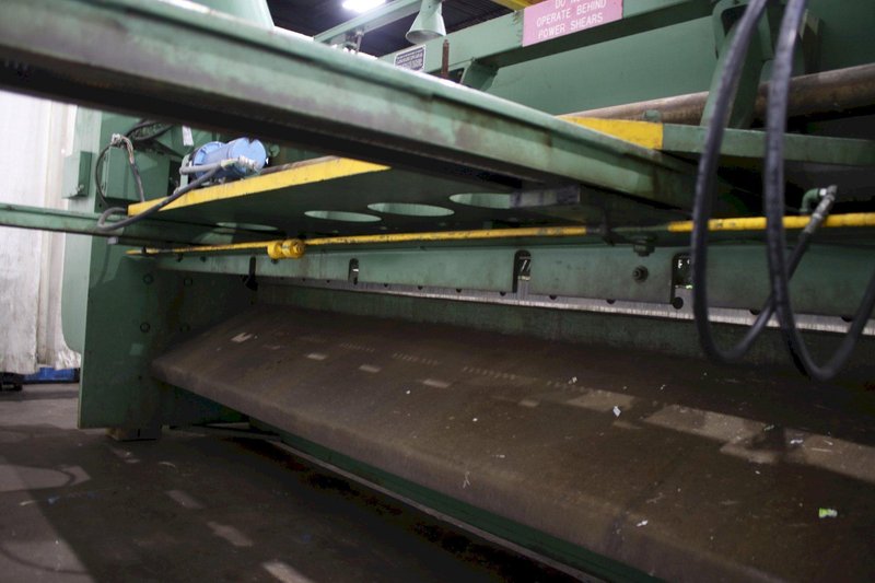 10&#039; X 1/4&quot; CINCINNATI POWER SQUARING SHEAR: STOCK #76284