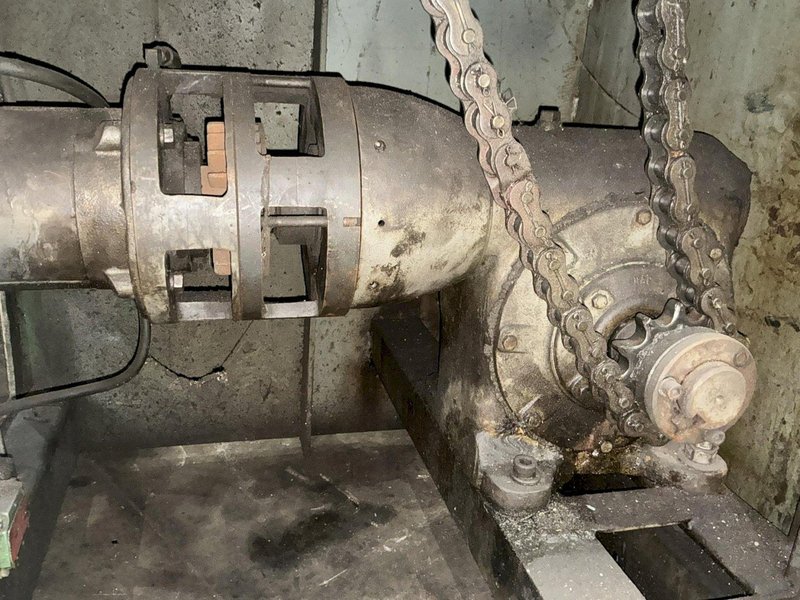 7,000 LBS X 48" DALLAS SINGLE END MOTORIZED UNCOILER COIL REEL: YOBRO #26129