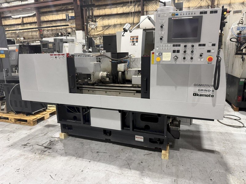 2018 Used Okamoto OGM 820U III Cylindrical NC Grinder For Sale