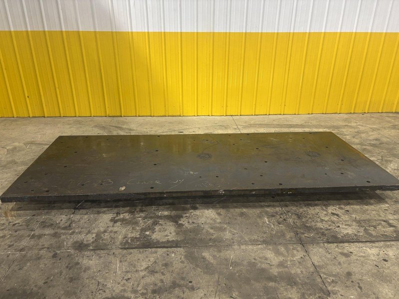 48&quot; X 120&quot; X 2&quot; THICK STEEL FLOOR / BOLSTER PLATE: STOCK #22735