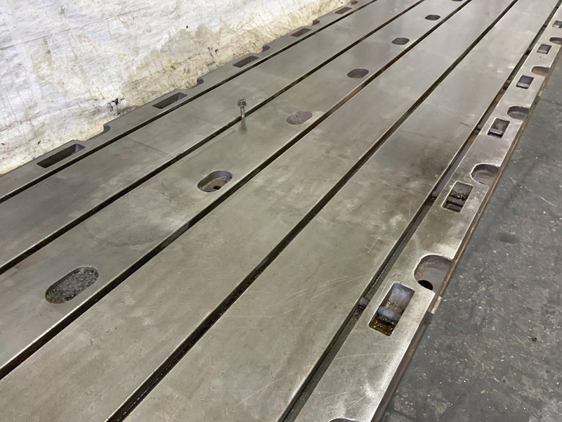 192" X 60" T-SLOTTED FLOOR PLATE: STOCK #81415