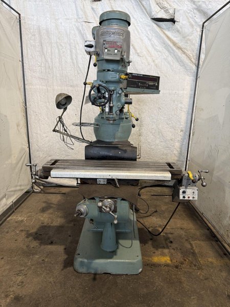 2 HP BRIDGEPORT SERIES 1 VERTICAL KNEE MILL. STOCK #1215025