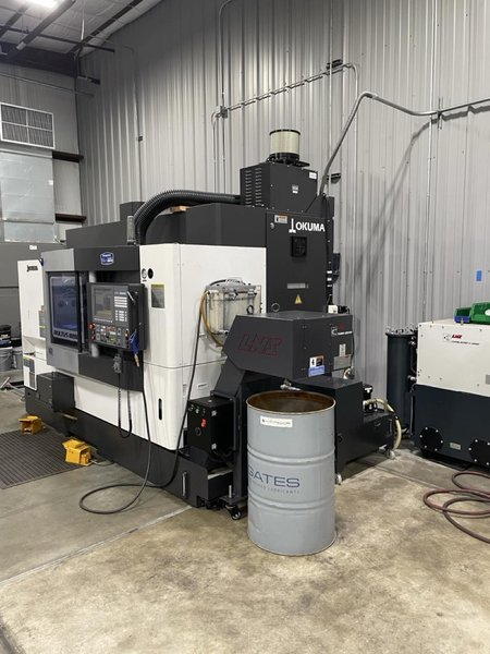 Okuma Multus B250II-W Mill Turn, 2022 – Sub Spindle, 40 Tool ATC, Parts Catcher
