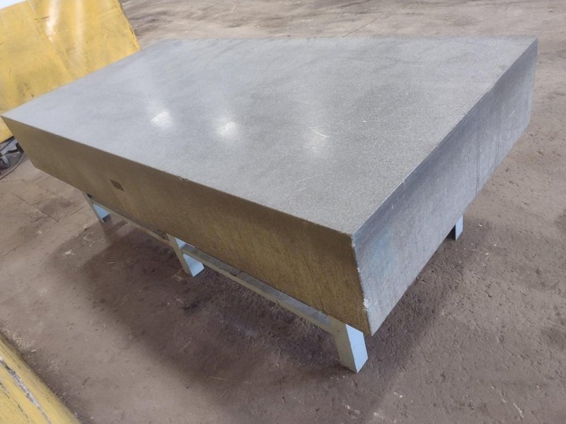 8&#039; X 4&#039; X 14&quot; CHALLENGE PRECISION LAYOUT INSPECTION GRANITE TABLE: STOCK #23797