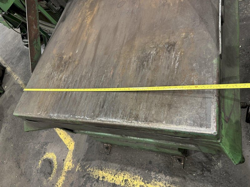 2,000 LBS x 48" x 48"  PARKER PNEUMATIC POWERED PALLET / PARTS TIPPER: STOCK #20822