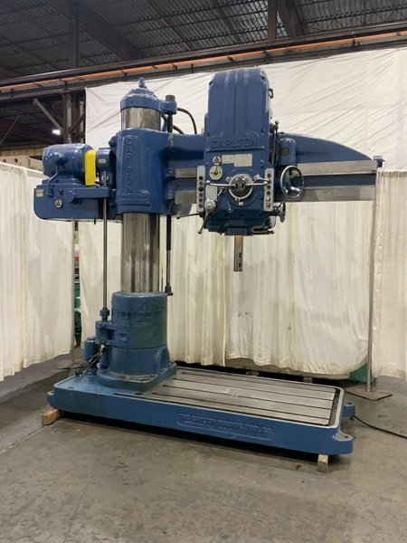 5' X 15" CARLTON RADIAL DRILL: STOCK #80959
