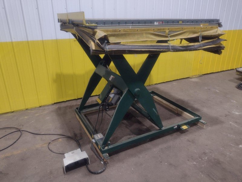 4000 LBS SOUTHWORTH MODEL #LS4-48W HYRAULIC SCISSOR LIFT TABLE 110V: STOCK #20936