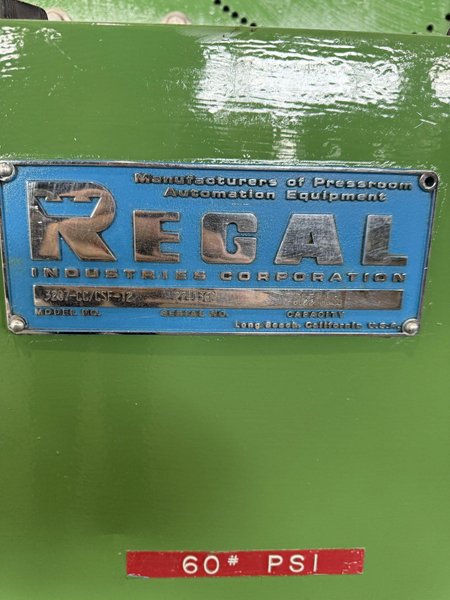 8,000 LB X 18" X .187" REGAL COIL CRADLE &amp; STRAIGHTENER. STOCK #1227024