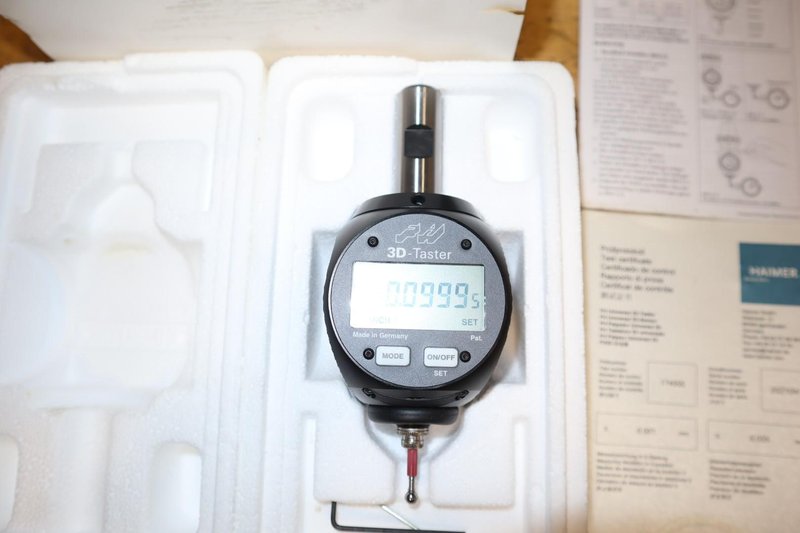 HAIMER Digital Display, 3/4″ Shank, Electronic Positioning Indicator / Edge Finder- Auction Item